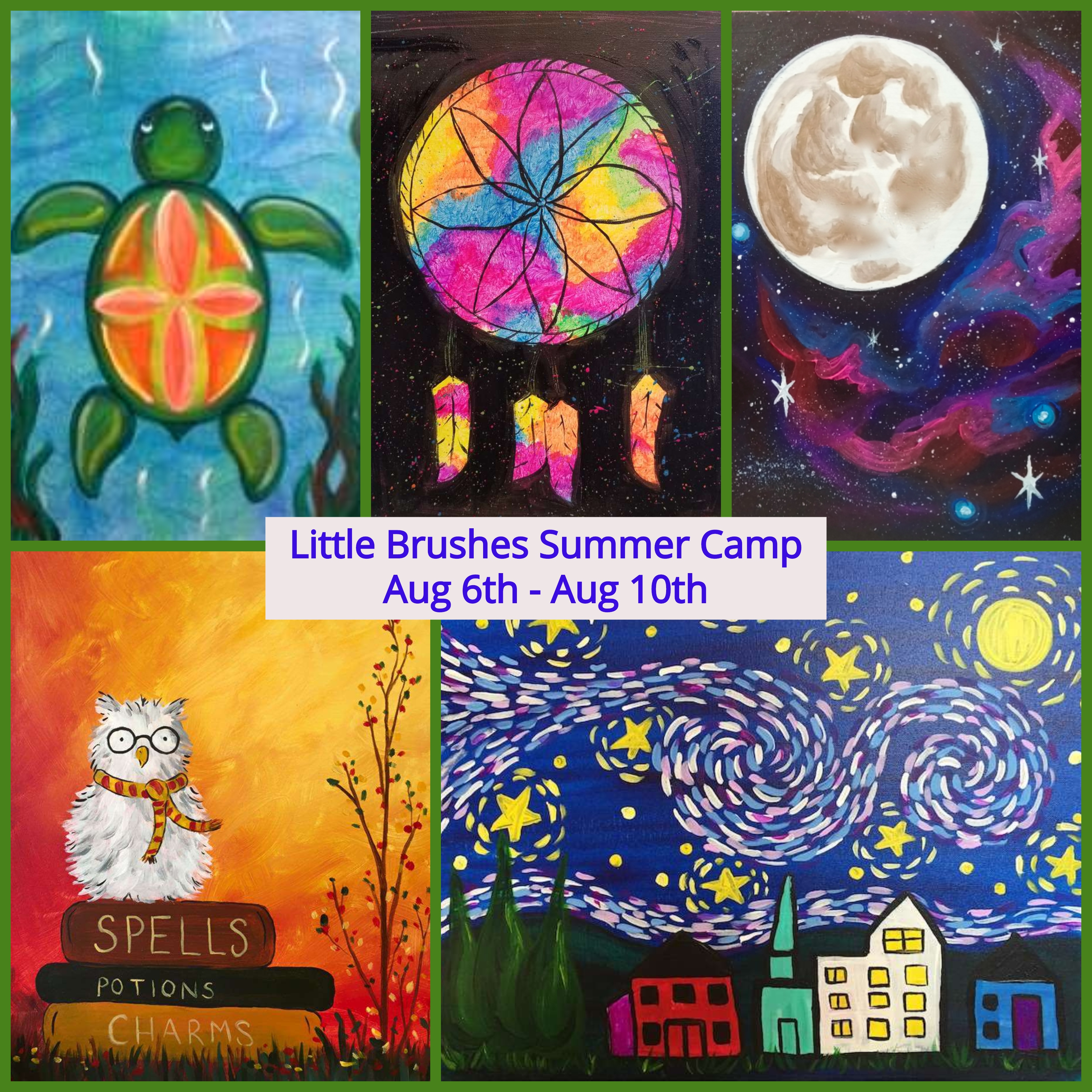 Summer Fun For The Kids! Art Camp for the Kids  Aug 6th - Aug 10th